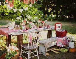 Vintage Picnic Ideas Guest Feature Vintage Picnic Vintage Picnic Party Backyard Bridal Showers