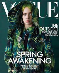 'british vogue' has revealed its june 2021 cover featuring stunning photos of billie eilish wearing lingerie and showing off a new tattoo. Vogue Magazine March 2020 Billie Eilish Cover Anna Wintour Amazon Com Books