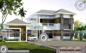 Double Storey 5 Bedroom House Plans 3d Elevations Exterior Collection In 2020 Bedroom House Plans House Plans Double Storey House Plans