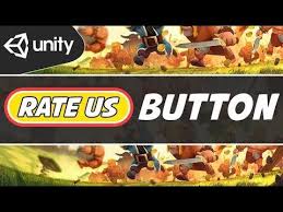 Rate Us App Rating Button In Game Unity Android And Ios Unity Unity 3d Games Buttons