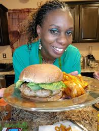 Lean ground turkey for a healthier burger