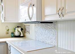 Red brown traditional look glass ceramic backsplash tile for kitchens bathrooms. White Pebble Tile Kitchen Backsplash Google Search Kitchen Design Color Beadboard Backsplash Beadboard Kitchen