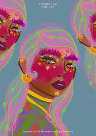 2020 One Poster A Day By Tom Mimo Indie Art Psychedelic Art Art