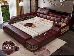 amazon com 0411tb023 modern soft bed tatami bedroom king queen double size multi functional soft music massage bed bed bedding master bedroom leather bedroom