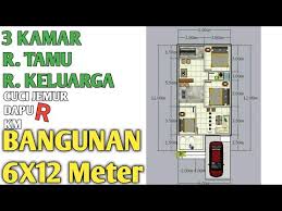 Gambar desain rumah 6x12 13. Desain Rumah Minimalis 3 Kamar Ukuran 6 12 Wild Country Fine Arts
