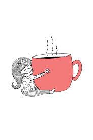 Coffee Mug Lovers 2 Instagram Prints Coffee Mug Drawing Fun Illustration