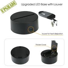 In this video i'm going to show you how to make a curved wood and acrylic led desk lamp with concrete base.don't forget to subscribe and check out my blog. 2021 Rgb Lights Led Lamp Base 3d Illusion Lamp 4mm Slot 5th Battery Bin Usb Powered Factory Ce Rohs Fcc Certificated Wholesale From Secues 4 27 Dhgate Com 3d Illusion Lamp Lamp