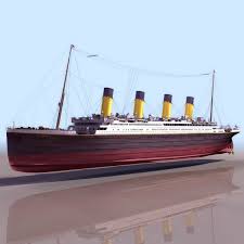 Titanic Passenger Liner 3d Model 3ds Files Free Download Titanic Boat Titanic Ship Titanic