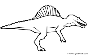Your kid might recollect seeing these in one of the jurassic park movie series. Spinosaurus Coloring Page Dinosaurs