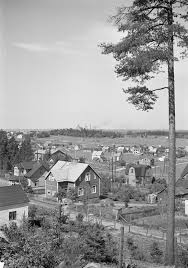 Lohjan Kauppala Lohjanharjulta Nahtyna 1936 Museovirasto Historian Kuvakokoelma Matkailun Edistamiskeskuksen Kokoelma Kuvaaja A Paris Skyline Skyline Paris