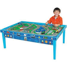Thomas Wooden Railway Grow With Me Play Table By Learning Curve Http Www Amazon Com Dp B002gvw7pm Ref Cm Sw R Play Table Thomas And Friends Wooden Train Set