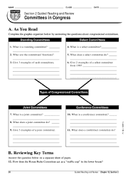 Chapter 12 Section 2 Committees In Congress Worksheet Answers Fill Online Printable Fillable Blank Pdffiller