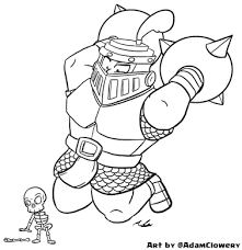 Dibujos Para Colorear De Clash Royale