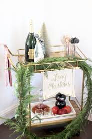 They can also stand in place for kitchen carts, coffee and tea bars, and side tables — there's really no wrong way to stock a bar cart! Learn How To Turn Your Home Bar Cart Into A Christmas Party Special Bar Stools Furniture
