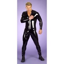 HSTV Uomo Latex Catsuit Faux Leather Jumpsuit Porn Bodysuit Lady Clubwear  Sexy Fetish Costume,XXL : Amazon.it: Salute e cura della persona