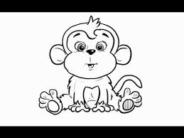 Next, we add a simple face. How To Draw Monkey Step By Step Guide