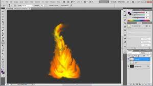 Photoshop Tutorial - How To Draw Flames In 5-10Minutes - Youtube