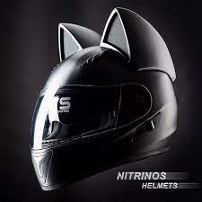 Cat Ear Motorcycle Helmets Motorcycle Helmets Helmet Biker Helmets