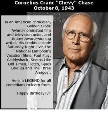 Happy 76 th birthday, Chevy Chase !!