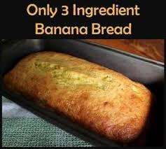 3 Ripe Bananas Mashed Up 2 Eggs 1 Box Of Yellow Cake Mix Nuts Are Optional How Weight Watcher Banana Bread Cake Mix Banana Bread Banana Bread 3 Ingredient