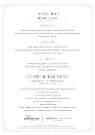 A common occurrence, please get the advise from your doctor. Https Www Fairmont Singapore Com Fairmont Singapore Swissotel The Stamford Bento Box Catering Menu3