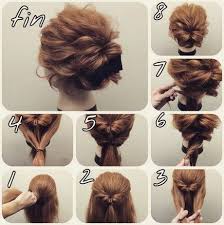 Messy Bun Tutorial For Short Hair Foto Video Hair Bun Tutorial Short Hair Updo Hair Styles