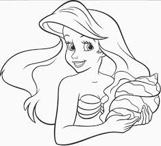 60 one sided drawing pages of characters and iconic disney dreams collection thomas kinkade studios coloring book. The Little Mermaid 2 Coloring Pages Coloring Home
