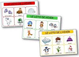 Le Loto De L Hiver Pour La Maternelle Et Le Cycle 2 Bricolage Hiver Maternelle Activites Hiver Maternelle Le Loto