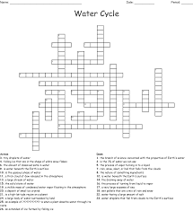 It's a3 size so it's great for pairs or small groups to work together on. The Water Cycle Crossword Wordmint