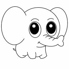 Coloring page drawn by rylee postulo for the world elephant day (aug 12). Baby Elephant Coloring Page Free Printable For Kids