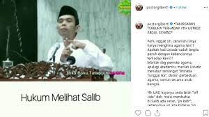 Ustaz abdul somad, dilaporkan sejumlah kelompok ke polisi, terkait ceramah yang dinilai menghina agama lain. Ceramah Ustaz Abdul Somad Singgung Salib Kenapa Dilaporkan Ke Polisi