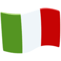 Alle drei streifen sind gleich breit. Flag For Italy Emoji