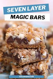 Cool completely on a wire rack. Seven Layer Bars Sugarhero