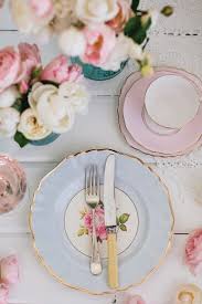 Pastel Table Setting Teeparty Zu Tisch Tischdeko Selber Machen