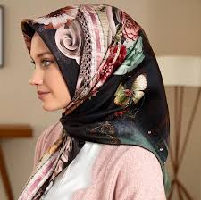 Armine Allegro Women S Silk Head Scarf At Www Hijabplanet Com Free Shipping Worldwide Scarf Hijab Fashiontr Luxury Silk Scarves Head Scarf Silk Headscarf