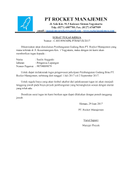 Surat tugas atau yang disebut juga surat mandat merupakan surat yang isinya berupa perintah untuk mengerjakan suatu kegiatan. Contoh Surat Tugas Doc Contoh Surat