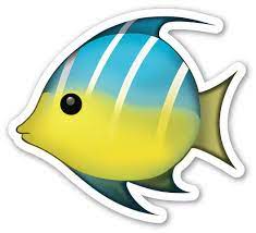 Tropical Fish Bichinhos Fofos Fofura Adesivos Sticker