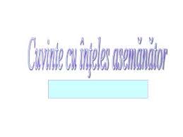 Destul de frumos cei mai buni adidași fotografii oficiale frate cu meridianele si paralele, vol. Ppt Cuvinte Cu InÅ£eles AsemÄnÄtor Powerpoint Presentation Free Download Id 5179360