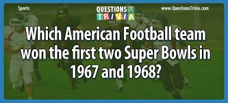 Ask questions and get answers from people sharing their experience with rexulti. American Football Team That Won The First Two Super Bowls