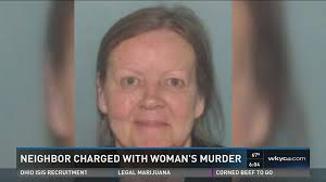 Neighbor charged with woman's murder