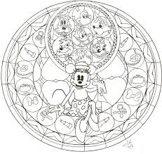 Kh Minnie Stained Glass Wip By Cutencuddlypadfoot On Deviantart Disney Stained Glass Coloring Pages Cool Coloring Pages