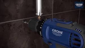 Grohe Retro Fit Shower System Installation Video Youtube Shower Systems Grohe Installation