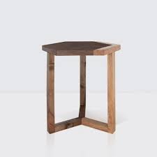 Wood Coffee Tables Hexagon Coffee Table The Citizenry Side Table Wood Small Accent Tables Side Table