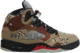 Amazon.com | Air Jordan 5 Retro Supreme Supreme - 824371 201 | Basketball
