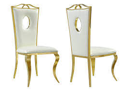 Maybe you would like to learn more about one of these? Chaises Baroque Dore Blanc Pia Lot Chaise Design Metal Dore Chic