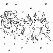 Santa And Reindeer Coloring Pages Printable Santa And Reindeer Christmas Coloring Pages Bear Coloring Pages