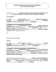Modele De Lettre De Resiliation De Bail Commercial Experts Modeles De Lettres Exemple De Lettre Bail Commercial