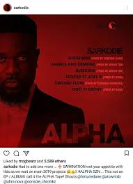 Sarkodies Alpha Tape Is At Number 16 On Us Hip Hop Album