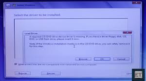 Windows 7 Fixes A Required Cd Dvd Driver Is Missing Usb Windows 7 Installation Error Youtube