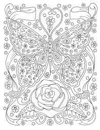 I love sharing free colouring pages for adults and today i'm sharing how you can get in on this fun trend with a cute downloadable colouring sheet from the one and only colouring book. Butterfly Coloring Page Adult Coloring Book Digital Coloring Etsy